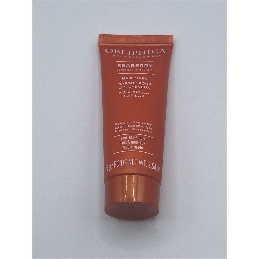 Obliphica Seaberry Hair Mask Fine to Medium Hair 2.54 oz